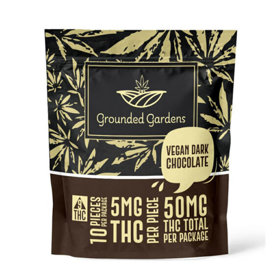 THC Vegan Dark Chocolate 50mg