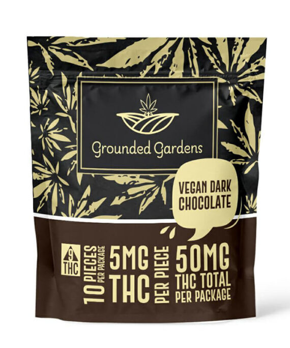 THC Vegan Dark Chocolate 50mg