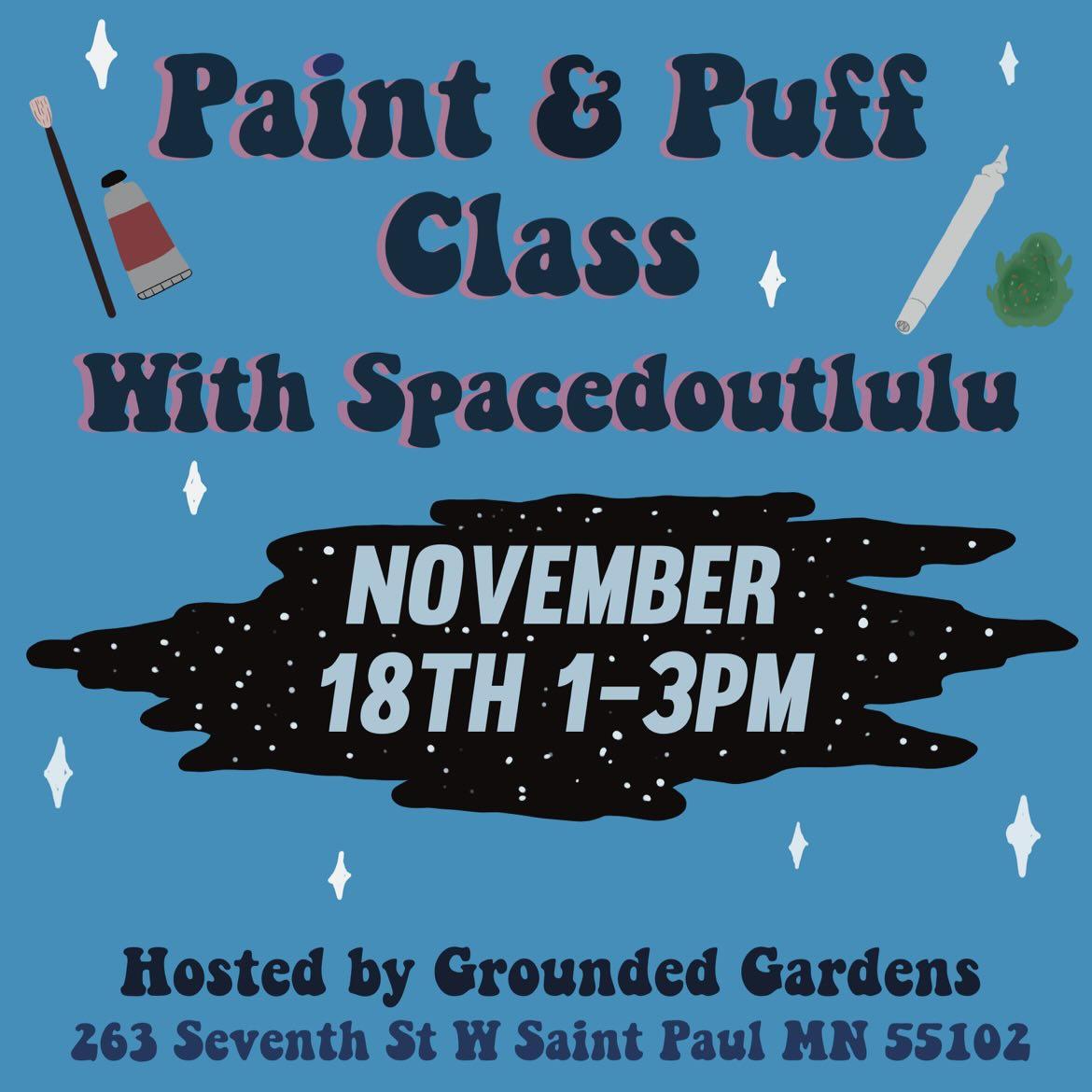 Paint & Puff Class